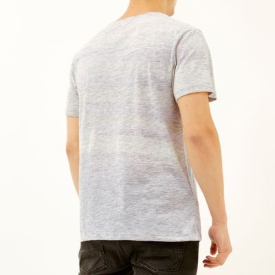 Light grey brushstroke t-shirt